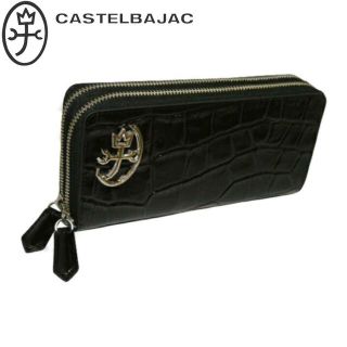 カステルバジャック(CASTELBAJAC)のカステルバジャック ジプス?ラウンドファスナー長財布 023624 ブラック(長財布)