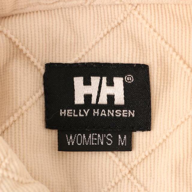 HELLY HANSEN(ヘリーハンセン)のヘリーハンセン コーデュロイシャツ 長袖 チェック 胸ポケット ボタン トップス コットン100% レディース Mサイズ ベージュ HELLY HANSEN レディースのトップス(シャツ/ブラウス(長袖/七分))の商品写真