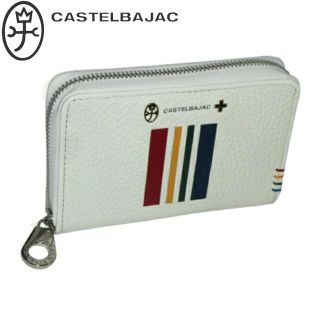 カステルバジャック(CASTELBAJAC)のカステルバジャック クワトロ?ミドルウォレット 058625 ホワイト(折り財布)