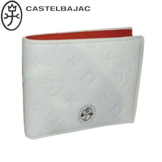 カステルバジャック(CASTELBAJAC)のカステルバジャック マルセル?二つ折り財布 061614 ホワイト(折り財布)