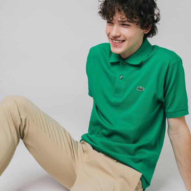 【新品未使用・訳あり】ラコステ L1212　ポロシャツ　グリーン　Lacoste