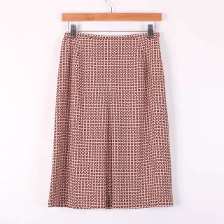 バーバリー(BURBERRY) レッド ロングスカート/マキシスカートの通販 8