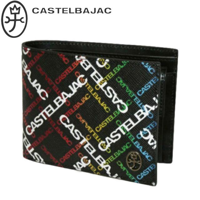 CASTELBAJAC(カステルバジャック)のカステルバジャック カルル ?二つ折り財布 053623 ブラック メンズのファッション小物(折り財布)の商品写真