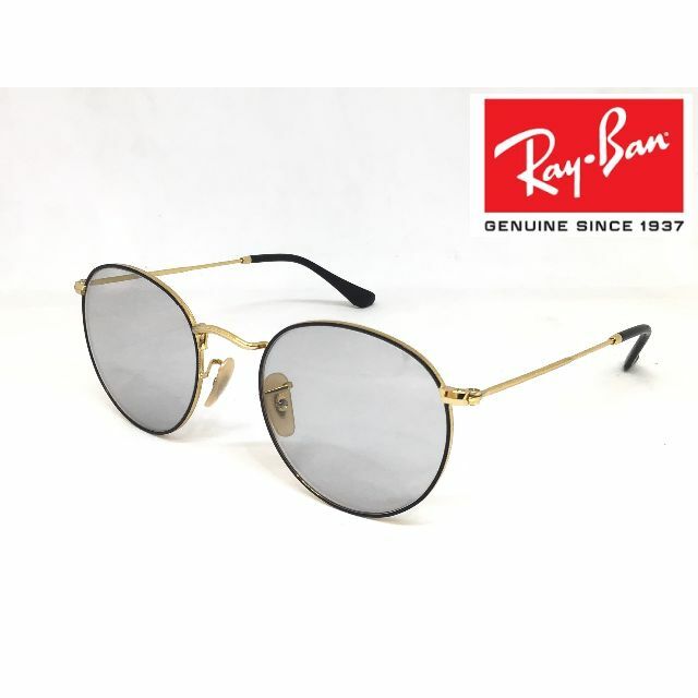 Ray-Ban(レイバン)の新品正規品 レイバン RB3447 2991 ライトグレーレンズ ラウンドメタル メンズのファッション小物(サングラス/メガネ)の商品写真