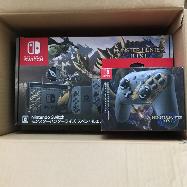 NintendoSwitch本体　モンスターハンターライズスペシャルエディション