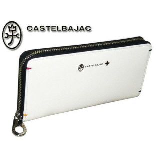 カステルバジャック(CASTELBAJAC)のカステルバジャック トルク ラウンドファスナー長財布 096636 ホワイト(長財布)