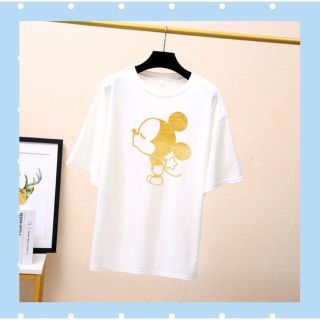 新品韓国　トップス　お洒落ティシャツ　半袖　Tシャツ(Tシャツ(半袖/袖なし))