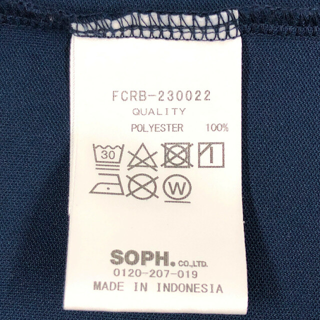 SOPHNET.(ソフネット)のFCRB 23SS S/S PANEL POLO ポロシャツ 半袖 ポロシャツ ネイビー サイズXL 正規品 / 30990 メンズのトップス(ポロシャツ)の商品写真