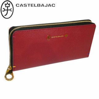 カステルバジャック(CASTELBAJAC)のカステルバジャック トルク ラウンドファスナー長財布 096636 レッド(長財布)