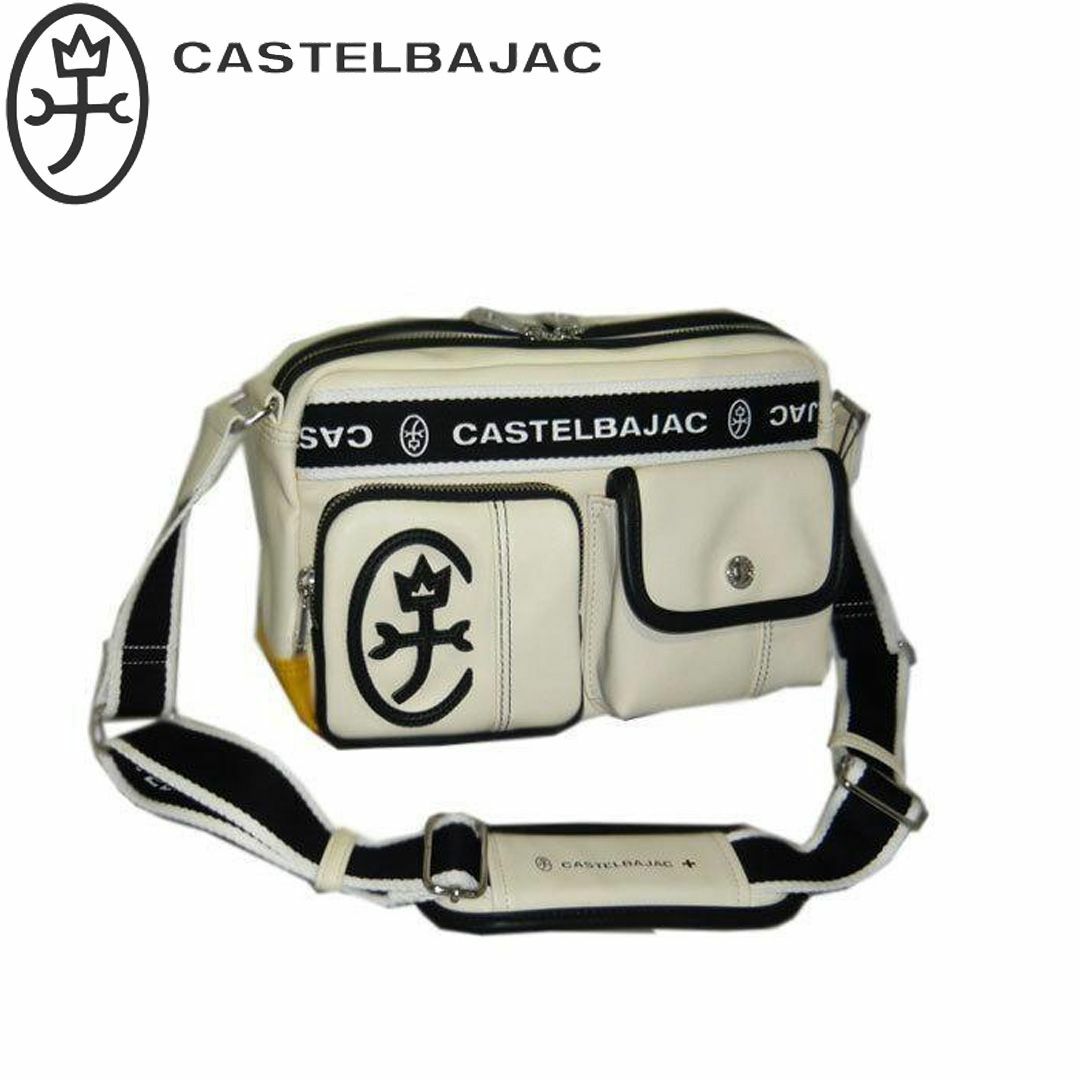 CASTELBAJAC(カステルバジャック)のカステルバジャック ドミネ ショルダーバッグ 024111 シロ メンズのバッグ(ショルダーバッグ)の商品写真