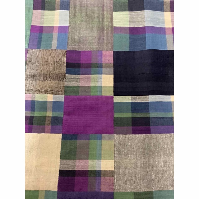 Jurgen Lehl(ヨーガンレール)のヨーガンレール　二重織ストール紫 レディースのファッション小物(ストール/パシュミナ)の商品写真