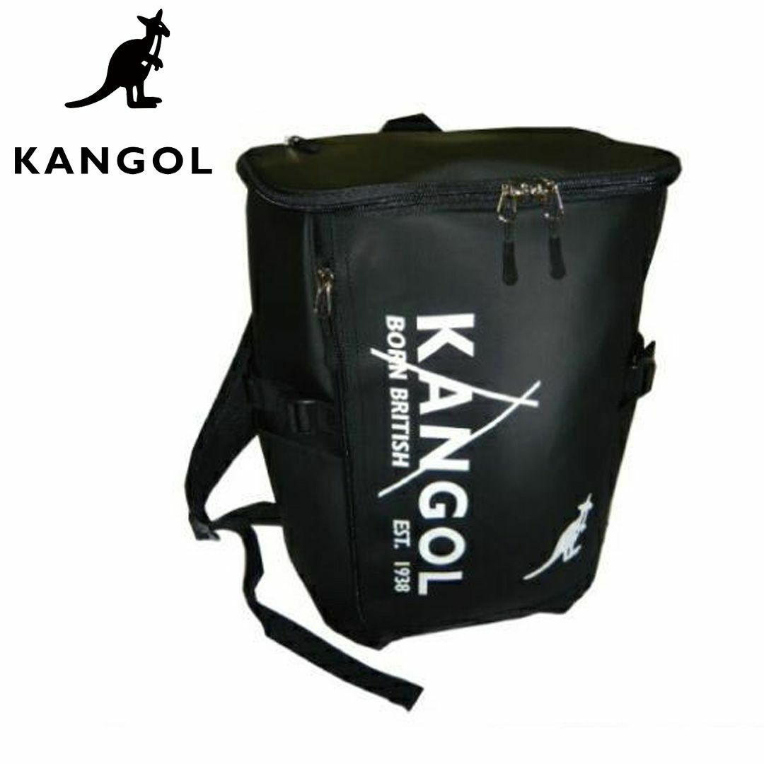 KANGOL(カンゴール)のカンゴール カンゴールロゴプリントリュック 250-1270 ホワイト メンズのバッグ(バッグパック/リュック)の商品写真