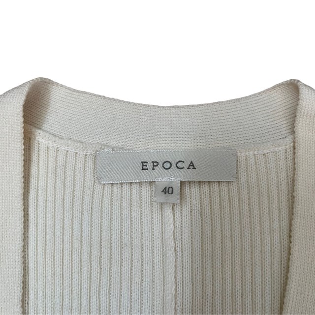 EPOCA - 【EPOCA】リブロングカーディガンの通販 by ROOM|エポカなら