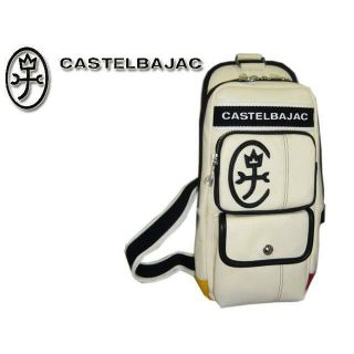 カステルバジャック(CASTELBAJAC)のカステルバジャック ドミネ ワンショルダーバッグ 024911 シロ(ショルダーバッグ)