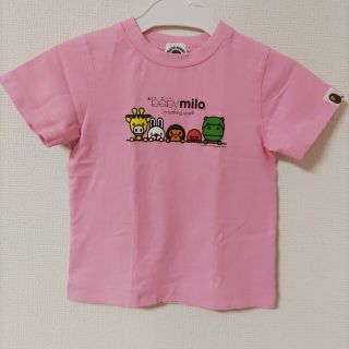 BAPE KIDS - エイプBAPE KIDSベビーマイロTシャツ100cmピンク ...