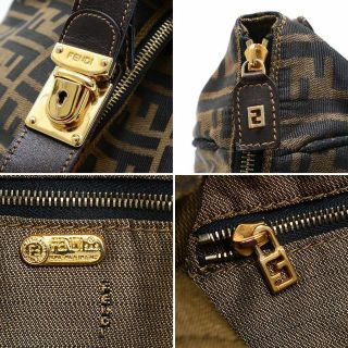 FENDI - フェンディ ズッカ バニティ ワンショルダー ハンドバッグ