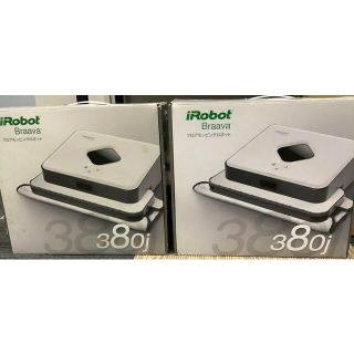 アイロボット(iRobot)のiRobot　ブラーバ380j　ホワイト　2台　NorthStarキューブ付(掃除機)