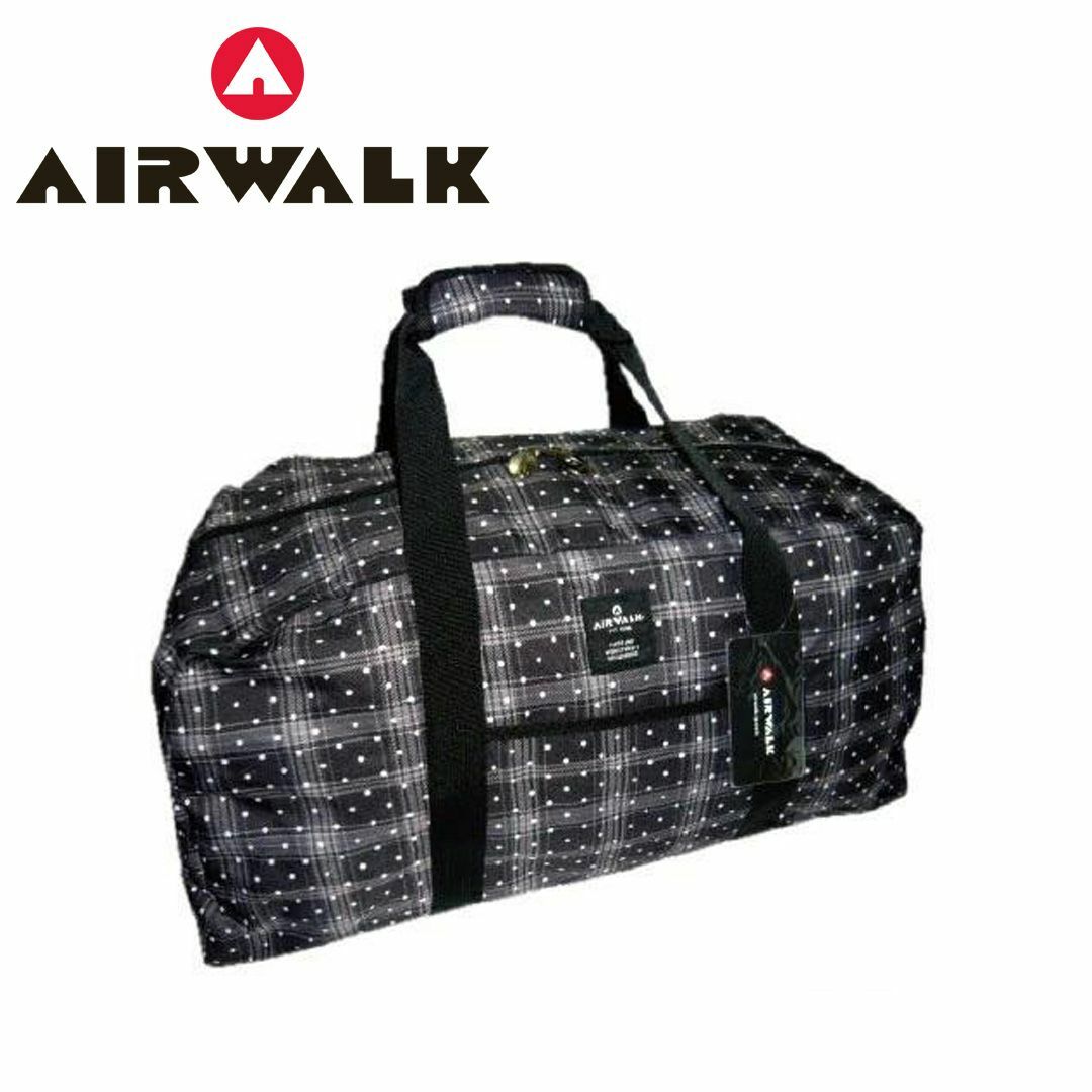 AIRWALK(エアウォーク)のA1803042　AIRWALK トラベルボストン ボストンバッグ 　ブラック レディースのバッグ(ボストンバッグ)の商品写真