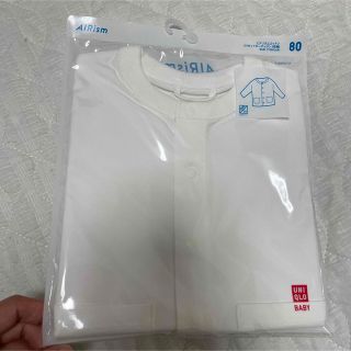 ユニクロ(UNIQLO)の★新品★ UNIQLO エアリズム　カーディガン　80(カーディガン/ボレロ)