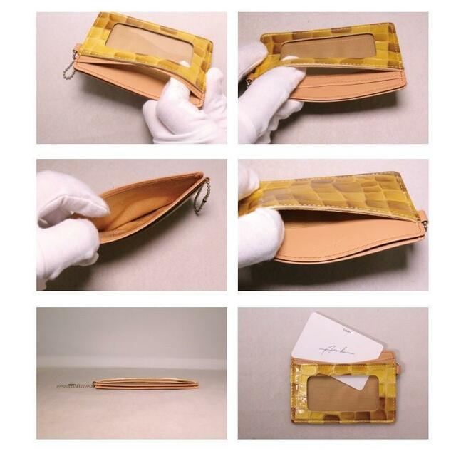 アルカン メテオール パスケース 3243-307 ゴールド レディースのファッション小物(パスケース/IDカードホルダー)の商品写真