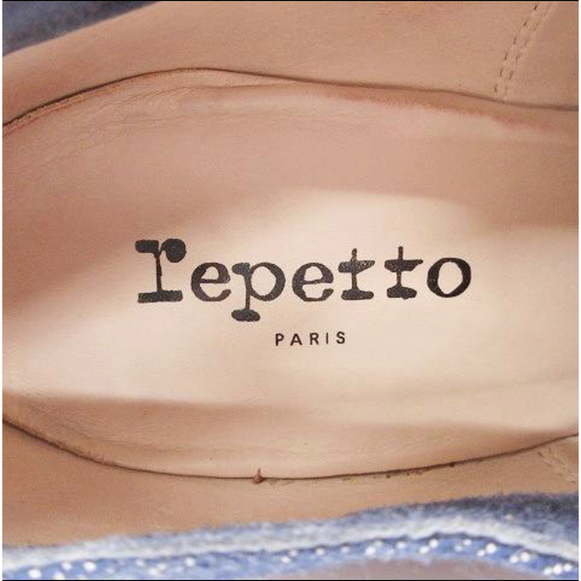 repetto(レペット)のレペット Repetto ブーティー デニム 25センチ レディースの靴/シューズ(ブーティ)の商品写真