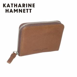 キャサリンハムネット(KATHARINE HAMNETT)の490-57000【キャサリン ハムネット】 コインケース ブラウン『新品』(コインケース/小銭入れ)