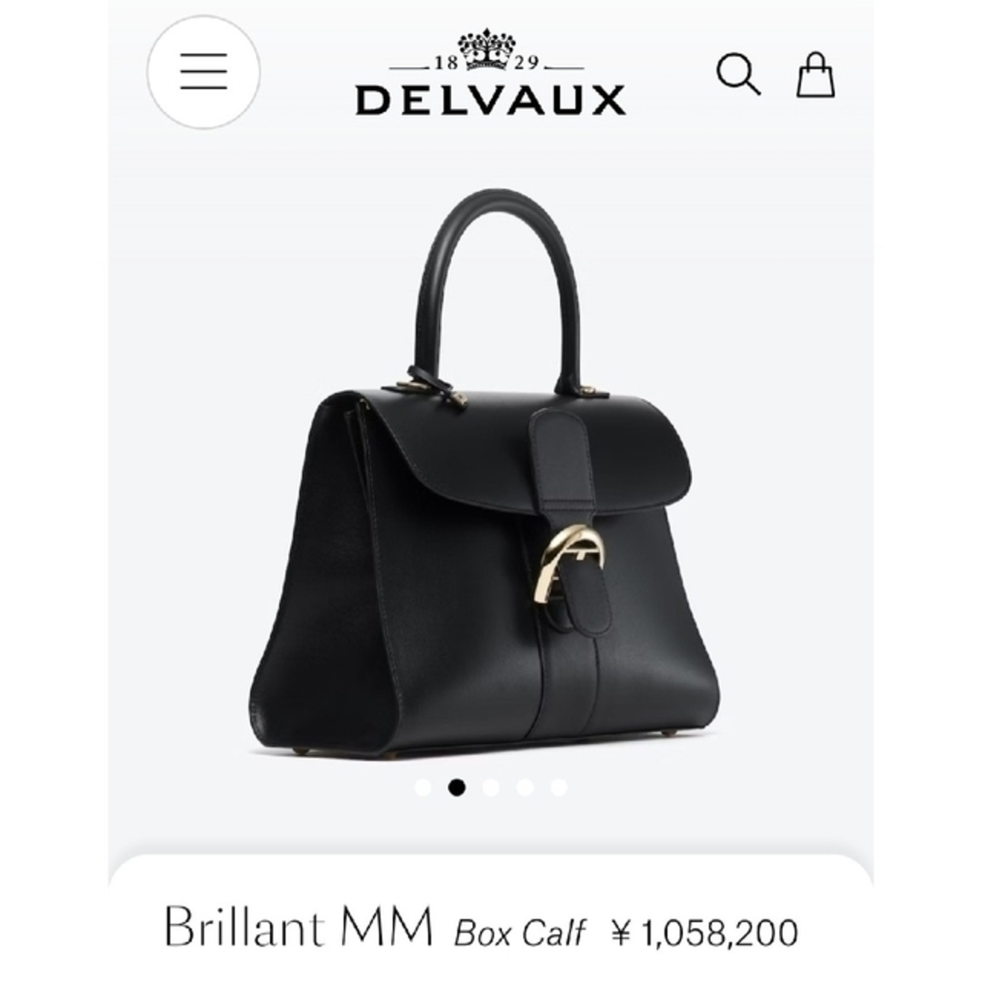 DELVAUX　デルヴォー　ブリヨン MM  ブラウン