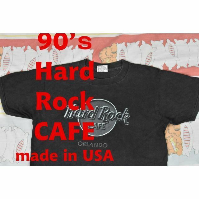 ハードロックカフェ 90’ｓTシャツ 12356 USA製 Hard Rock