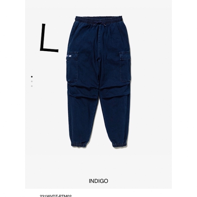 INDIGO L 23SS WTAPS MILT2001 / TROUSERS