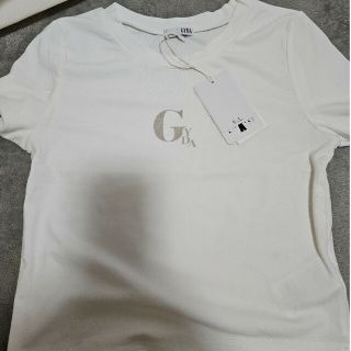 ジェイダ(GYDA)のGYDA ショート丈チビＴ ホワイト 10日まで(Tシャツ(半袖/袖なし))