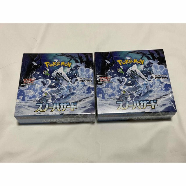 ポケモンカード　スノーハザード　2Boxシュリンク未開封品 エンタメ/ホビーのトレーディングカード(Box/デッキ/パック)の商品写真