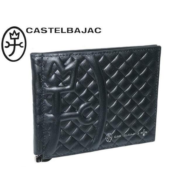 CASTELBAJAC(カステルバジャック)のカステルバジャック ガルボ マネークリップ 047623 ブラック メンズのファッション小物(マネークリップ)の商品写真