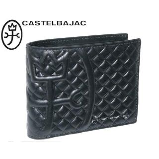 カステルバジャック(CASTELBAJAC)のカステルバジャック ガルボ 二つ折り財布 047622 ブラック(折り財布)