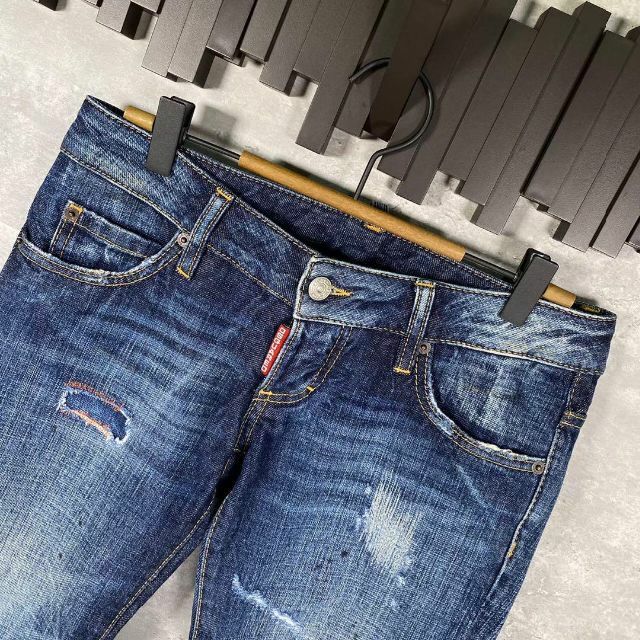 DSQUARED2 - 『DSQUARED2』ディースクエアード (40) ダメージデニム