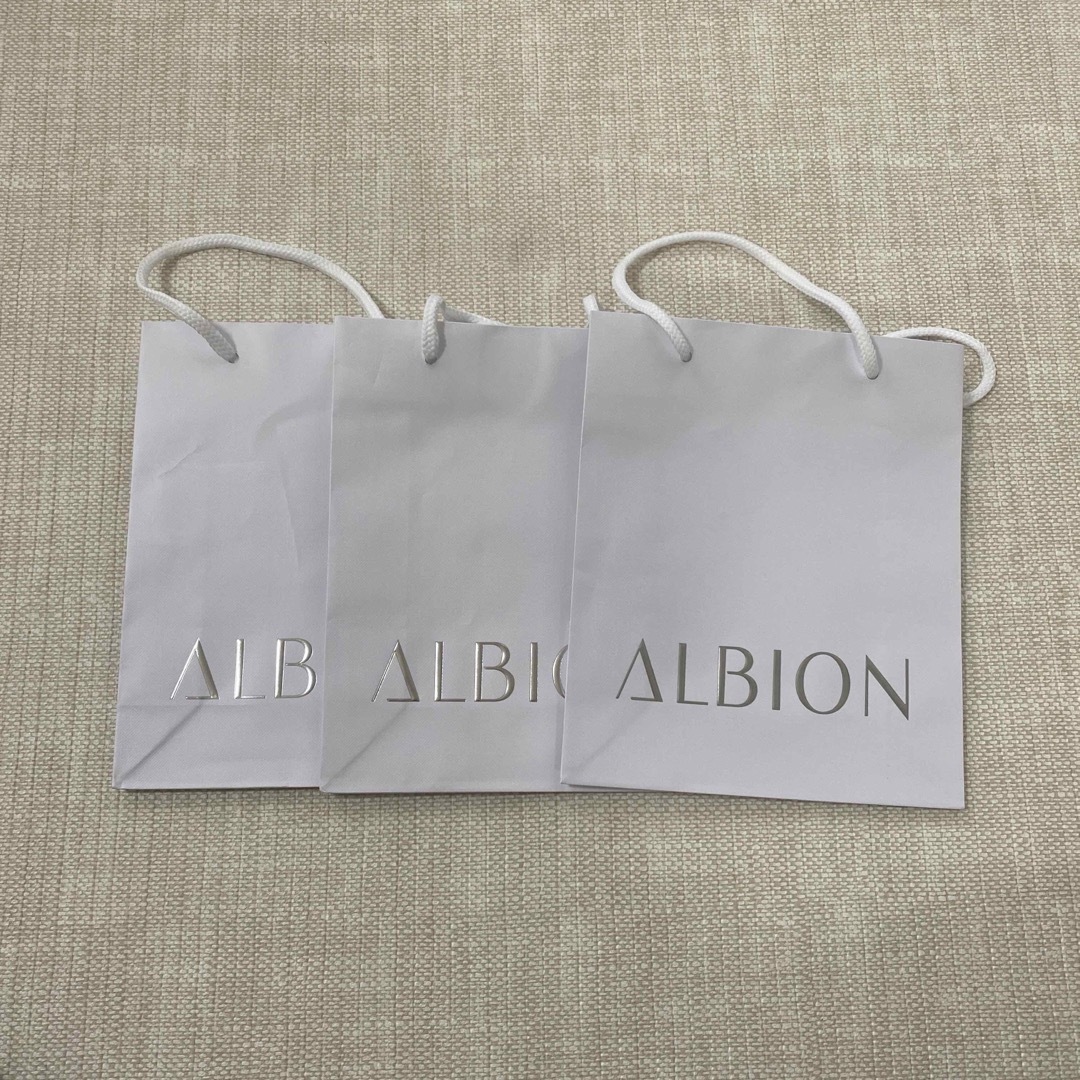 ALBION - アルビオン ショッパー 紙袋 3点セットの通販 by shop