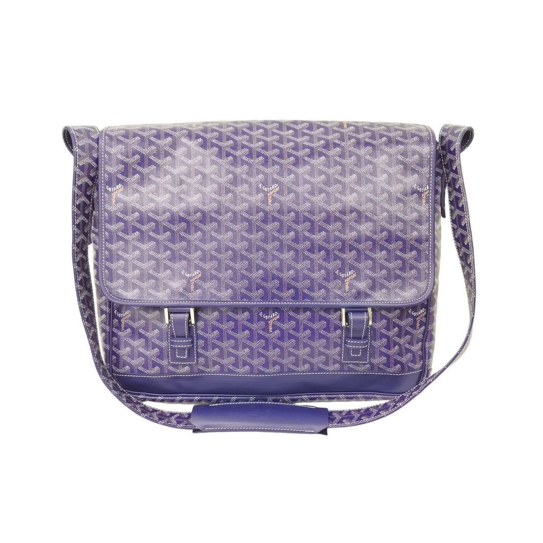 極美品 GOYARD GRAND BLEU GM ゴヤール グランブルーGM ショルダーバッグ ブルー  50092オープンポケットx1内側