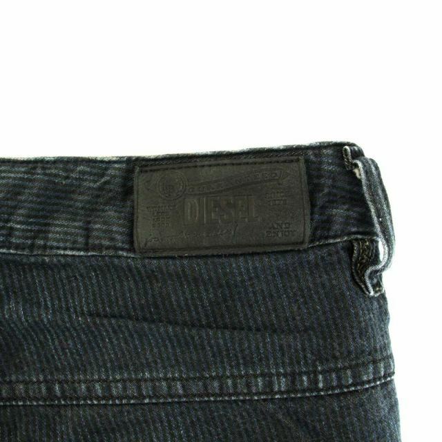 DIESEL(ディーゼル)のディーゼル ファイザエル32 デニムパンツ ジーンズ ストライプ ダメージ加工 レディースのパンツ(デニム/ジーンズ)の商品写真