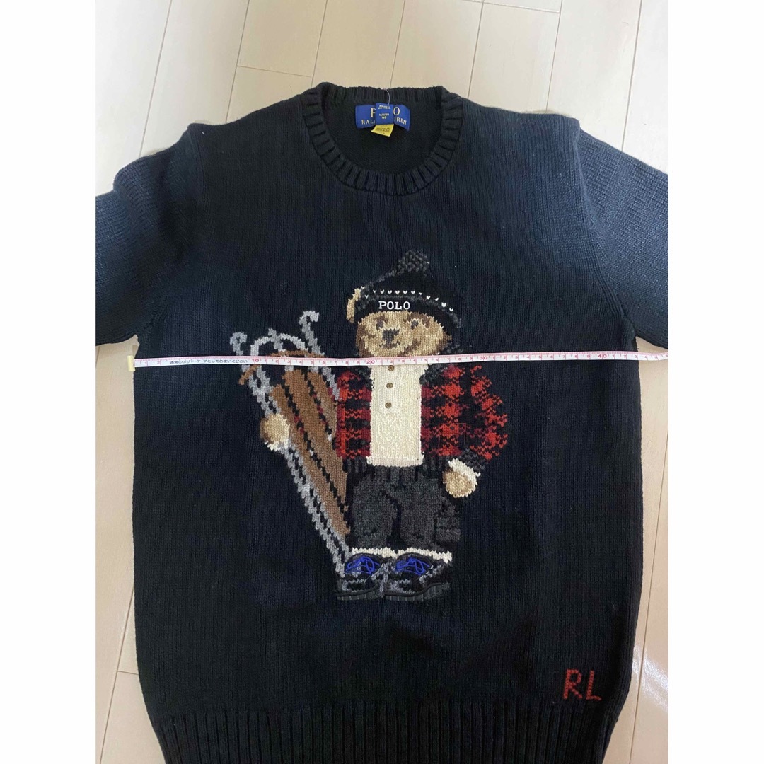 POLO RALPH LAUREN(ポロラルフローレン)の【新品未使用】ラルフローレン　ベア柄　セーター　キッズサイズL レディース可 レディースのトップス(ニット/セーター)の商品写真