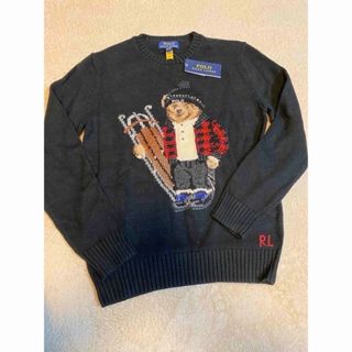 ポロラルフローレン(POLO RALPH LAUREN)の【新品未使用】ラルフローレン　ベア柄　セーター　キッズサイズL レディース可(ニット/セーター)