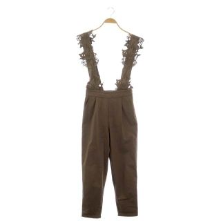 アメリヴィンテージ(Ameri VINTAGE)のアメリヴィンテージ MOTIF LACE PANTS サロペットパンツ M(サロペット/オーバーオール)