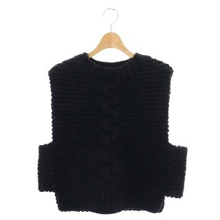 ハイク(HYKE)のハイク 22AW CABLE-KNIT CROPPED VEST ニットベスト(ベスト/ジレ)