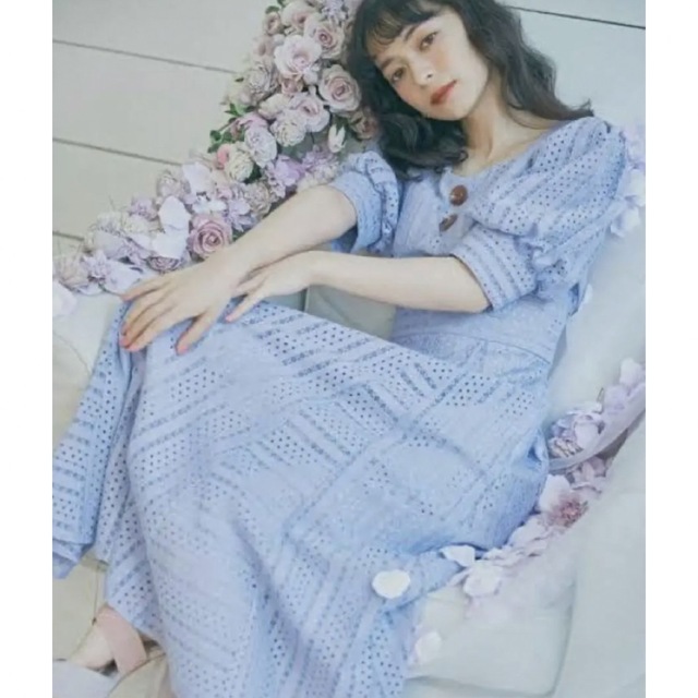 美品 31 Sons de mode レースフレアワンピース スナイデル ノエラ 31 Sons de mode ワンピース ノエラ スナイデル アンドクチュール