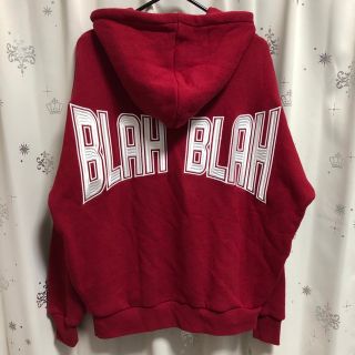 ジェイダ(GYDA)のGYDA ジェイダ　BLAHBLAH ZIP UP スウェット パーカー(パーカー)