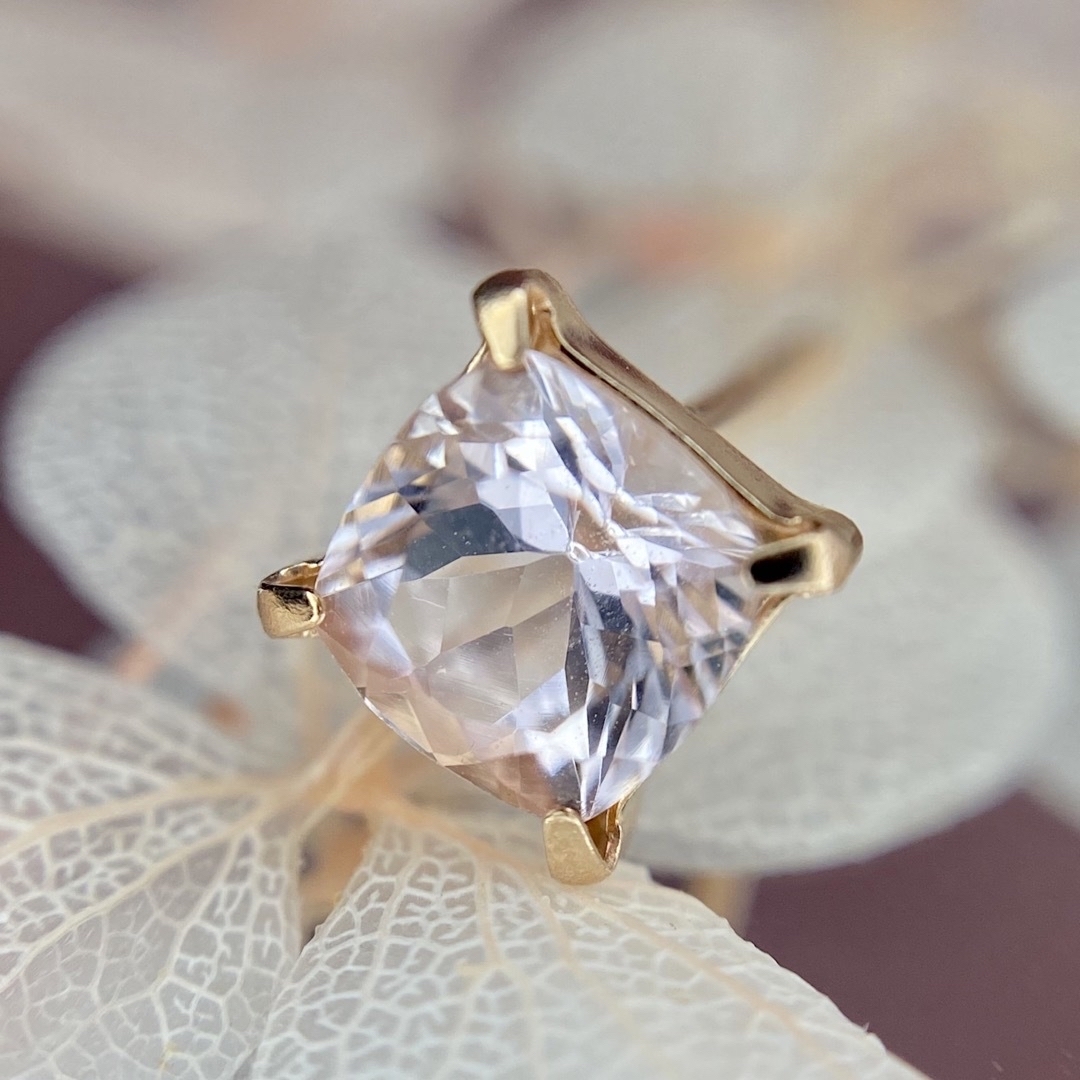 天然 モルガナイト ピアス 計0.90ct K18 ピンクゴールド - www