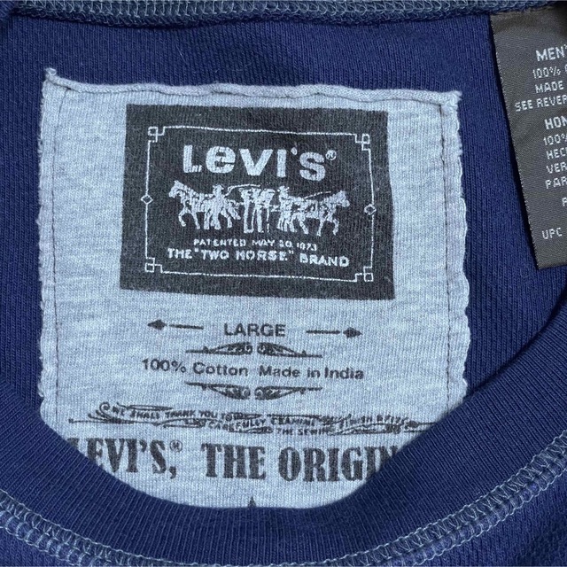 Levi's(リーバイス)の【LEVI'S】サーマルシャツ ハニカム生地 長袖 ロンT リーバイス 古着 メンズのトップス(Tシャツ/カットソー(七分/長袖))の商品写真