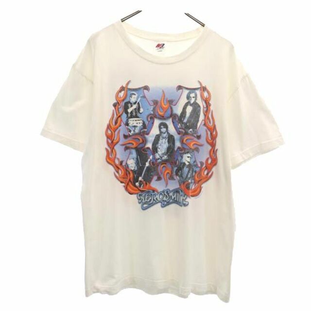 NF MATFIA’S 00s AEROSMITH 半袖 Tシャツ XL ホワイト系  エアロスミス メンズ   【230602】 メール便可