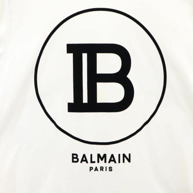 バルマン ロゴ 半袖 Tシャツ M ホワイト系 BALMAIN メンズ   【230602】 メール便可