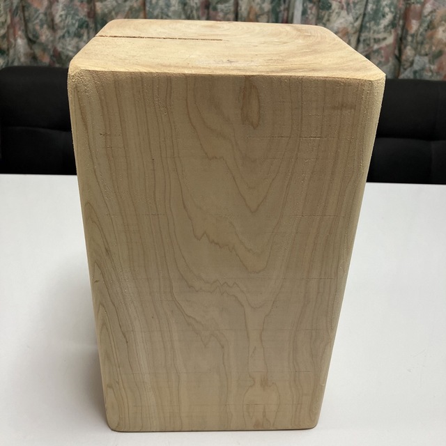 ヒノキ 檜 スツール 小物置 花台 パーテーション台 3
