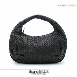 ボッテガヴェネタ(Bottega Veneta)の未使用品 ボッテガ ヴェネタ イントレチャート ホーボー ハンドバッグ ブラック(ハンドバッグ)