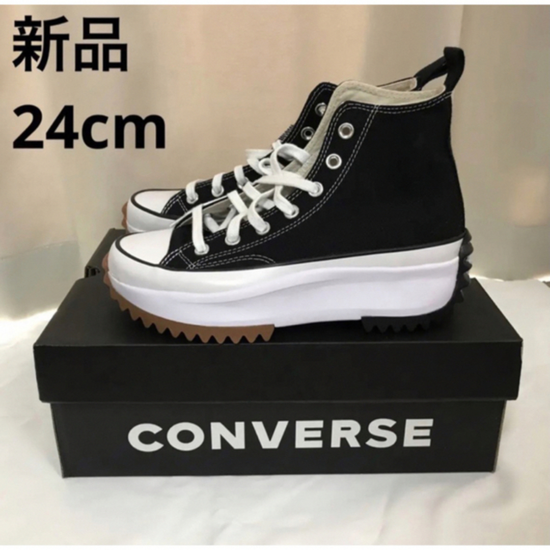 CONVERSE - 韓国 コンバース 厚底 Run star high 24cmの通販 by ...